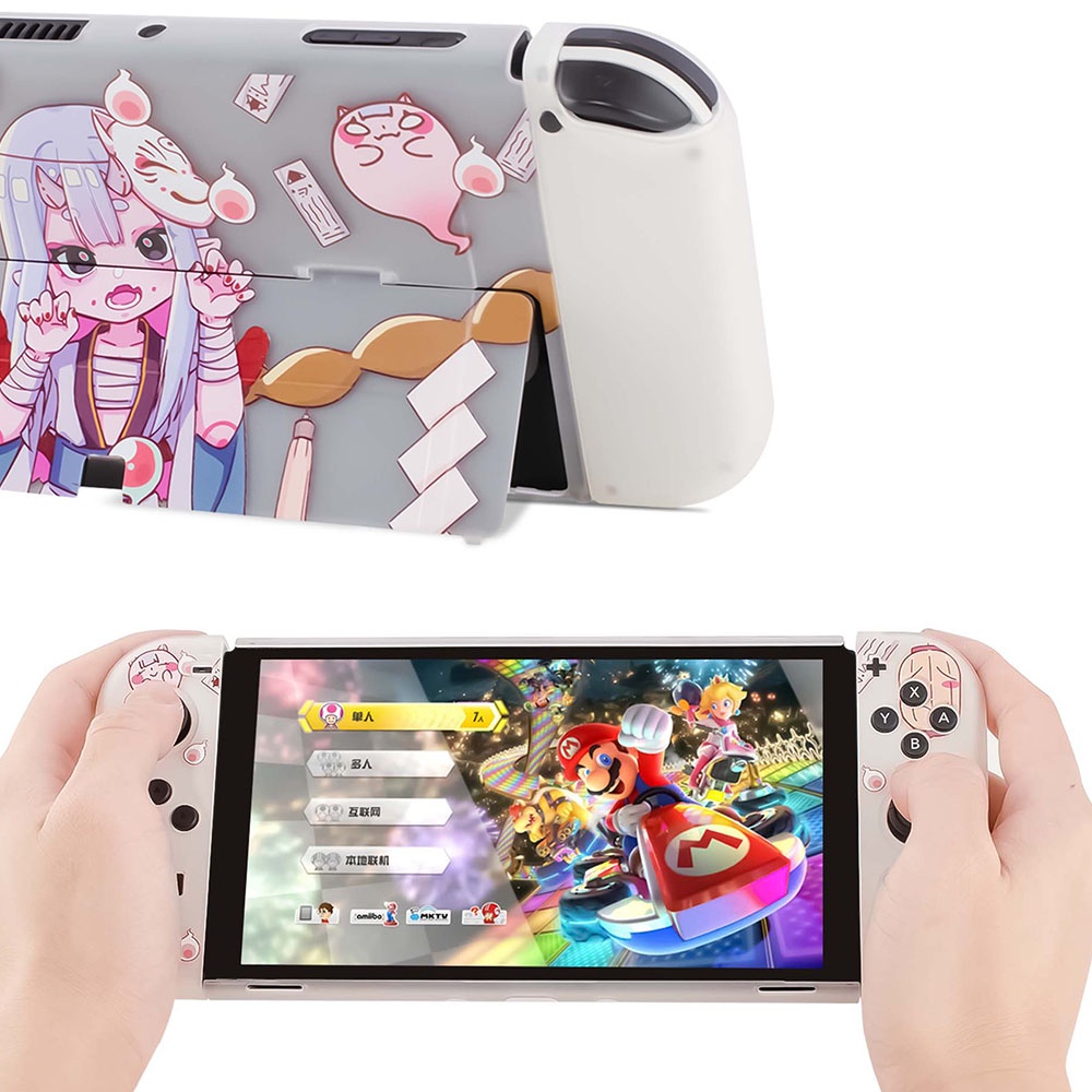 Hard Case Pelindung Nintendo Switch V1 V2 Motif Ghost Girl