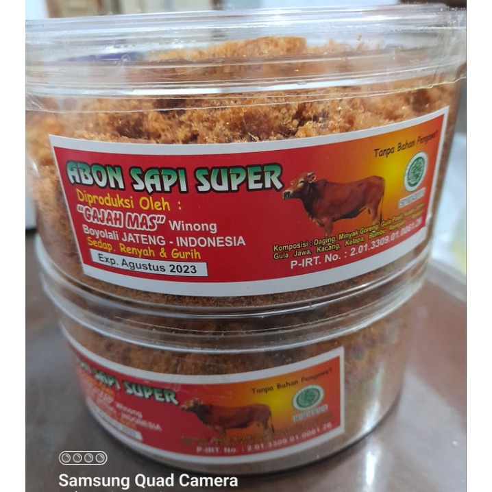 

ABON SAPI SUPER GAJAH MAS 250 GRAM