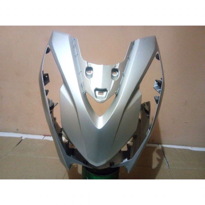 Cover front panel tameng dasi besar Beat ECO Street LED SILVER Glossy 2020 K1A