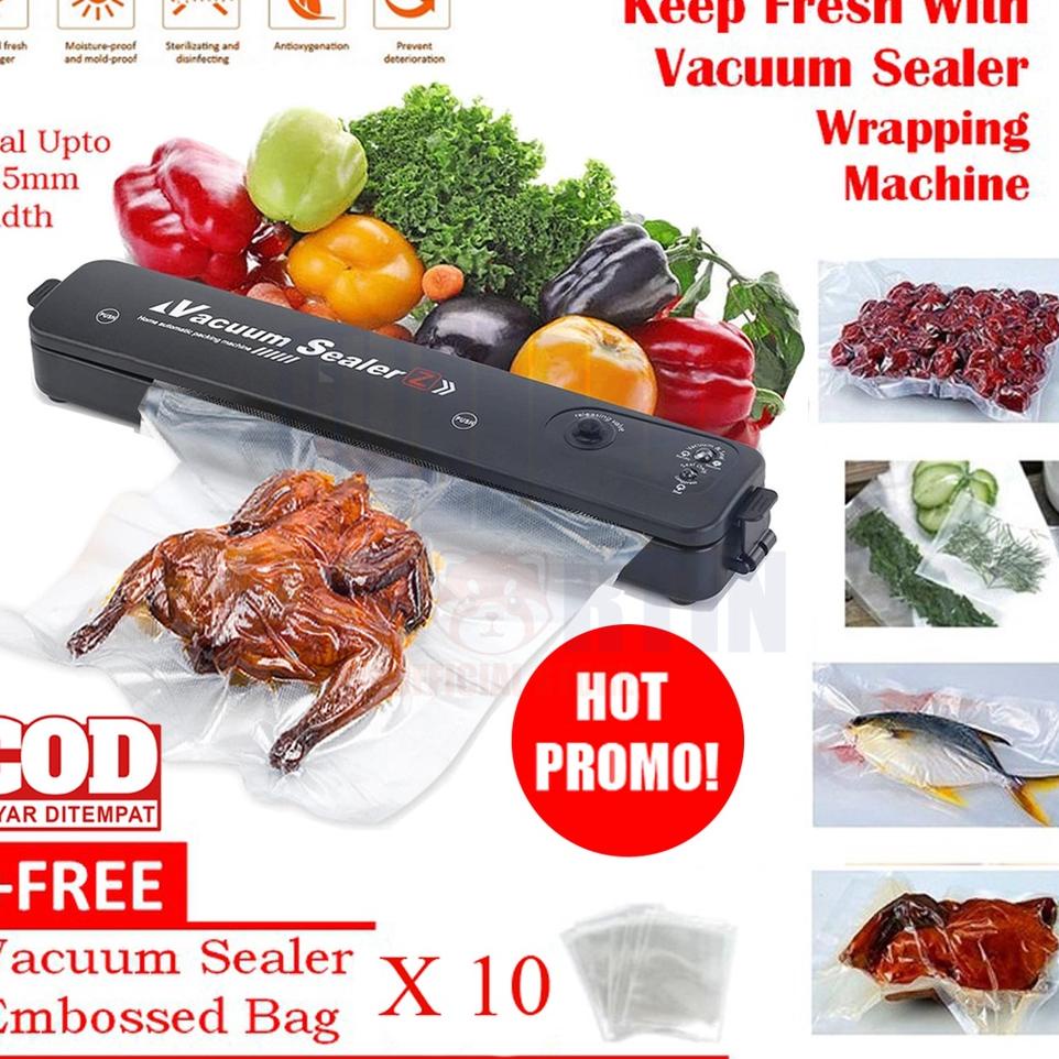 Jual Baru Vrbp Vacum Sealer Vacuum Sealer Fresh Vakum Sealer Makanan Food Dua Tombol Alat