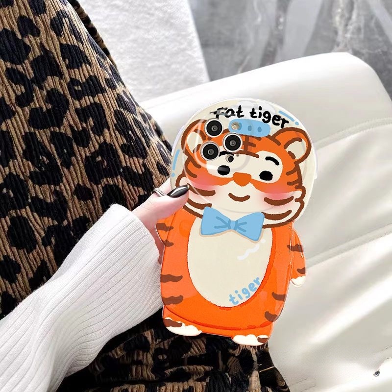 Soft Case Desain Kartun Harimau Untuk IPhone 12 13 14 11 Pro Max X Xs Max Xr vfgbx
