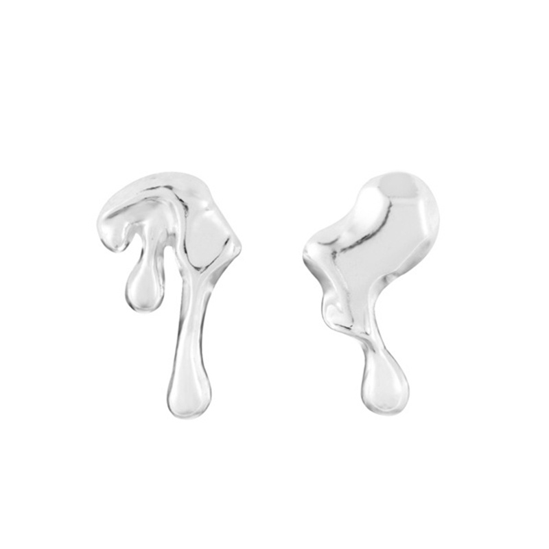 Anting Bentuk Water Drop Bahan Alloy Untuk Wanita