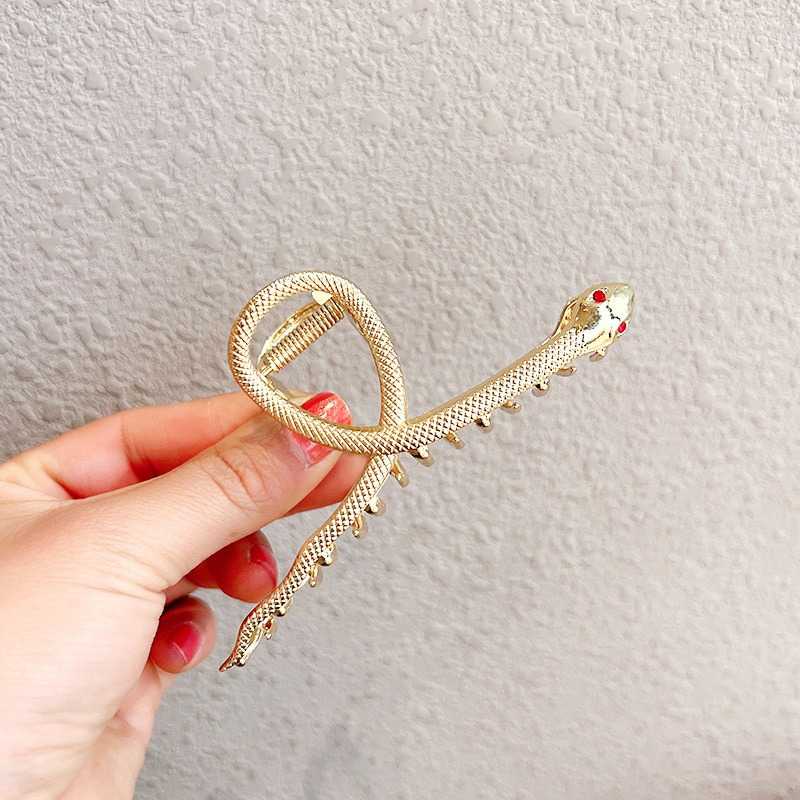 Meina Jepitan Rambut Snake Grab Shark Metal Hair Clip - ZC1 ( Al-Yusi )