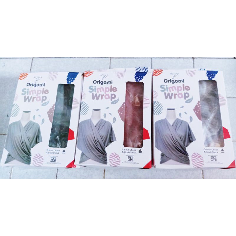 Gendongan Kaos (Geos) M Shape 2 in 1 Origami Katun Strech Murah