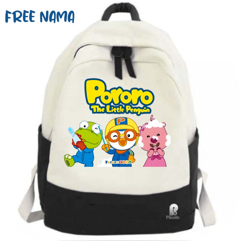 Tas Sekola Anak-anak SD Tas Backpack pororo the little penguin