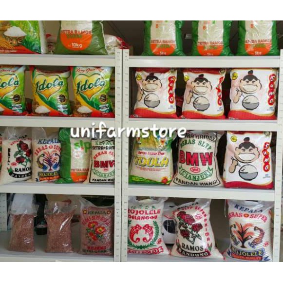 

Baru - Beras Cap Rejeki / Kembang 5KG .. ..