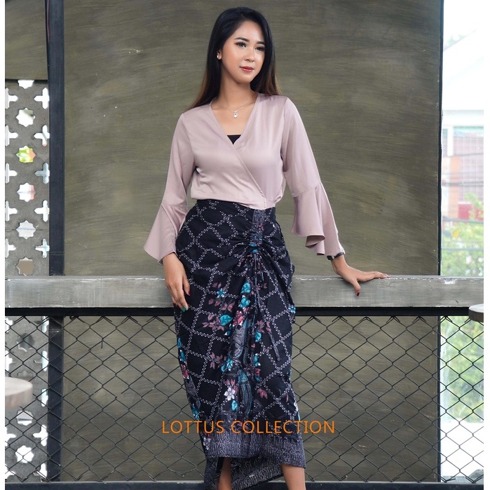 Rok Serut Batik Bawahan Kebaya Modern Rok Lilit Batik