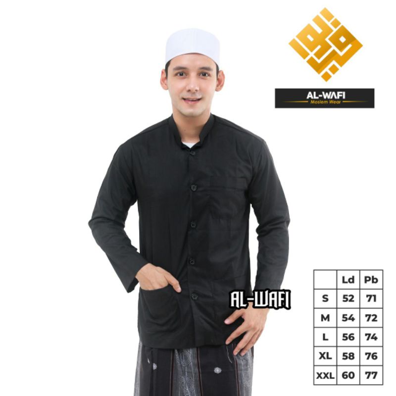 BAJU KOKO AS SAHIH POLOS PUTIH KOKO HABAIB KOKO HAIBAH KOKO AS SHAHIH