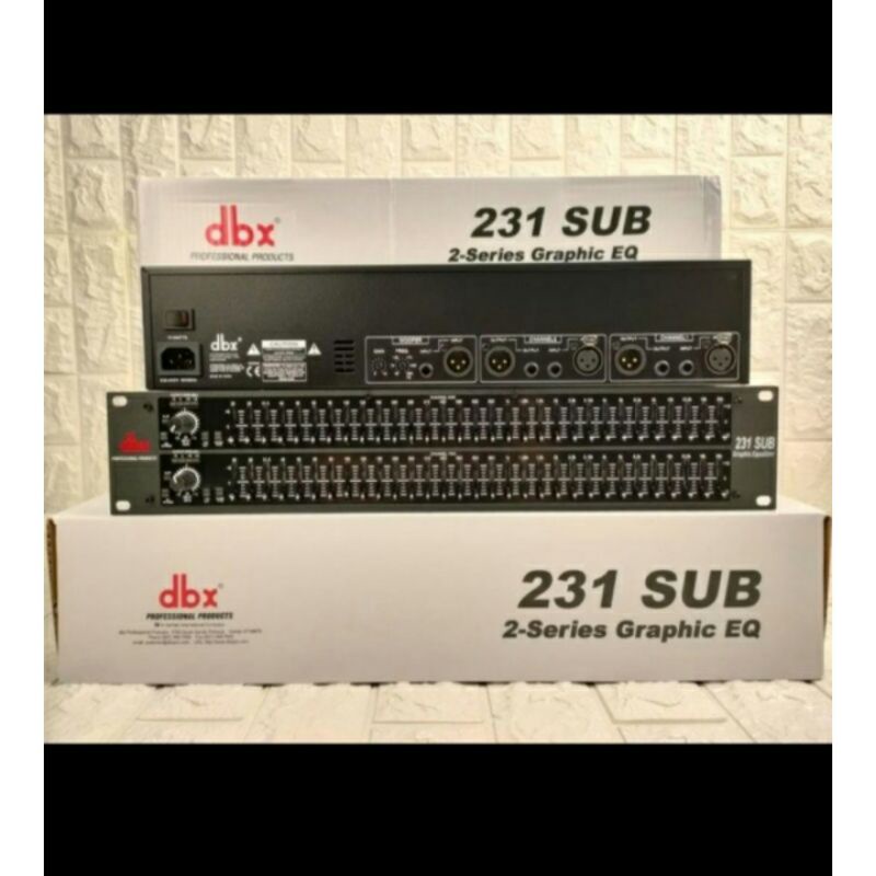 equalizer dbx 231 bayar dirumah