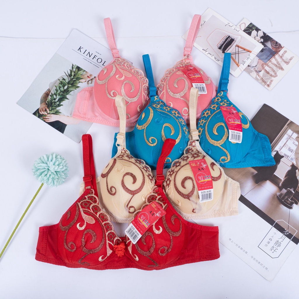 IL - BRA WANITA PUSH UP / BH WANITA TANPA KAWAT BUSA TEBAL KUALITAS PREMIUM XIANG CAO 6633