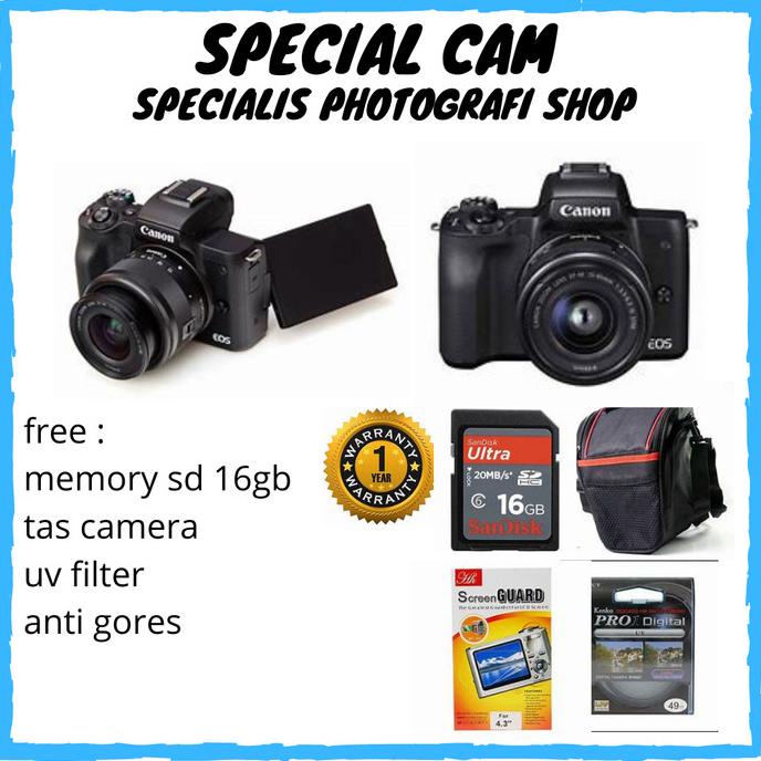 Camera Canon Eos M50 Kit 15-45Mm / Canon Eos M50 Kit 15-45Mm Stm