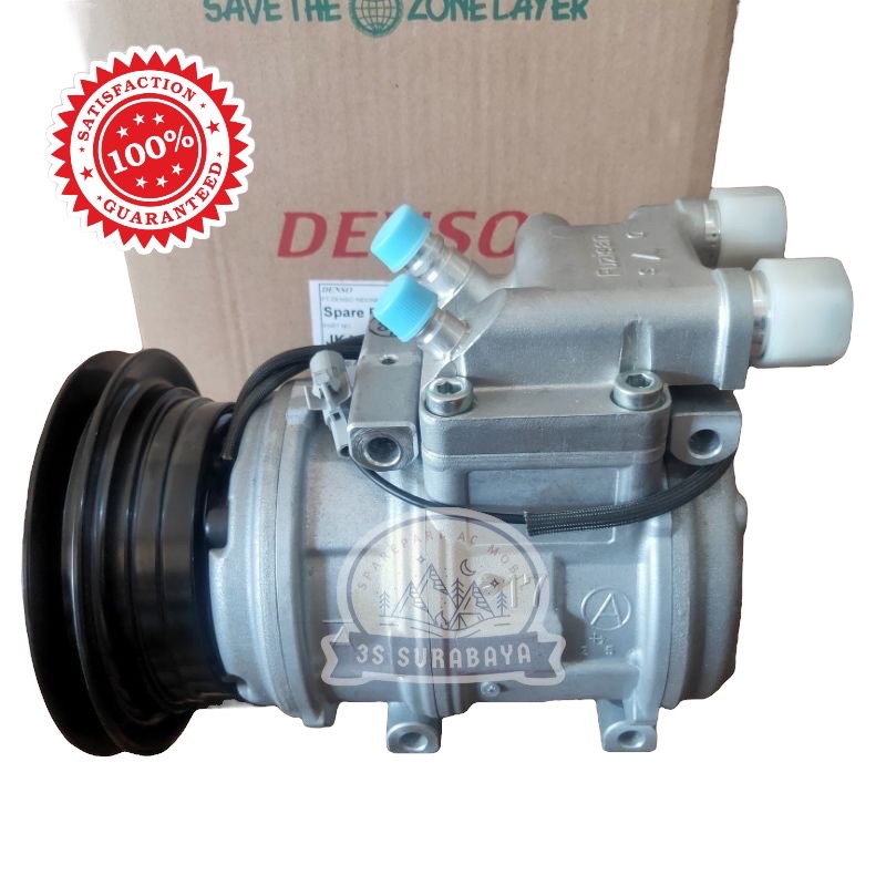 Kompresor Ac Isuzu Elf 10PA17C Lengkap Denso Original ORI Ac Mobil 12 Volt / 24 Volt 10pa17 As17 A17