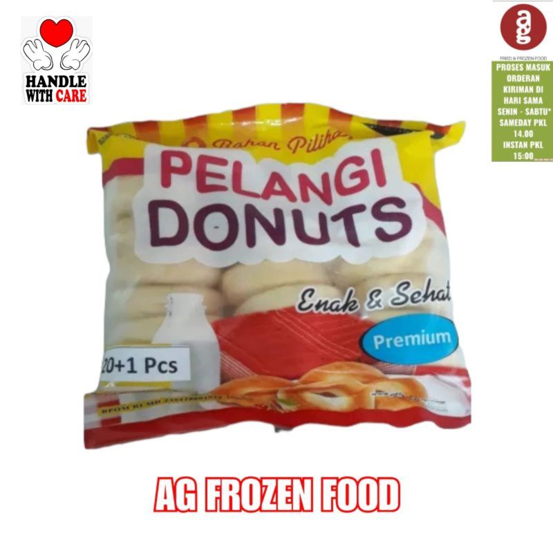 

Pelangi Donat kentang Mini plus gula isi 20+1 pcs