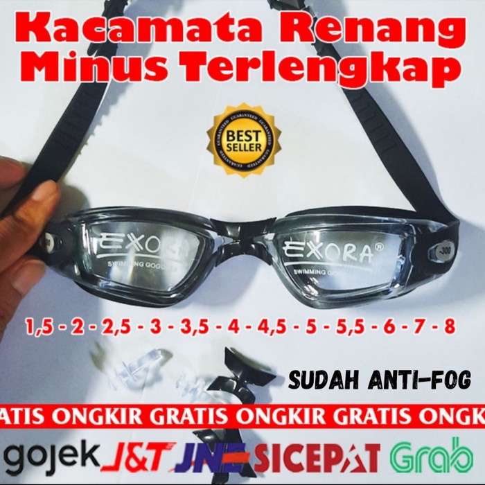 Kacamata Renang Kacamata Renang Minus Myopia -1.5 sd 8 - Minus 5,5(T5B1) Kacamata Renang Dewasa Simp
