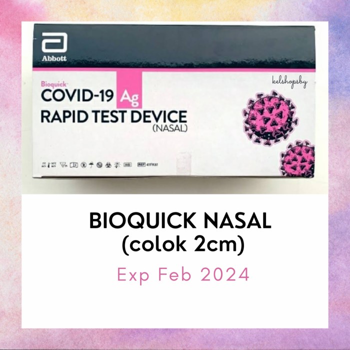 ABBOTT NASAL SWAB HIDUNG ANTIGEN ISI 25 BIOQUICK