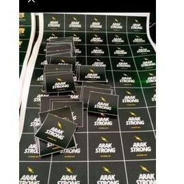 

STICKER CHROMO / TIDAK TRANSPARAN / STICKER LABEL MAKANAN