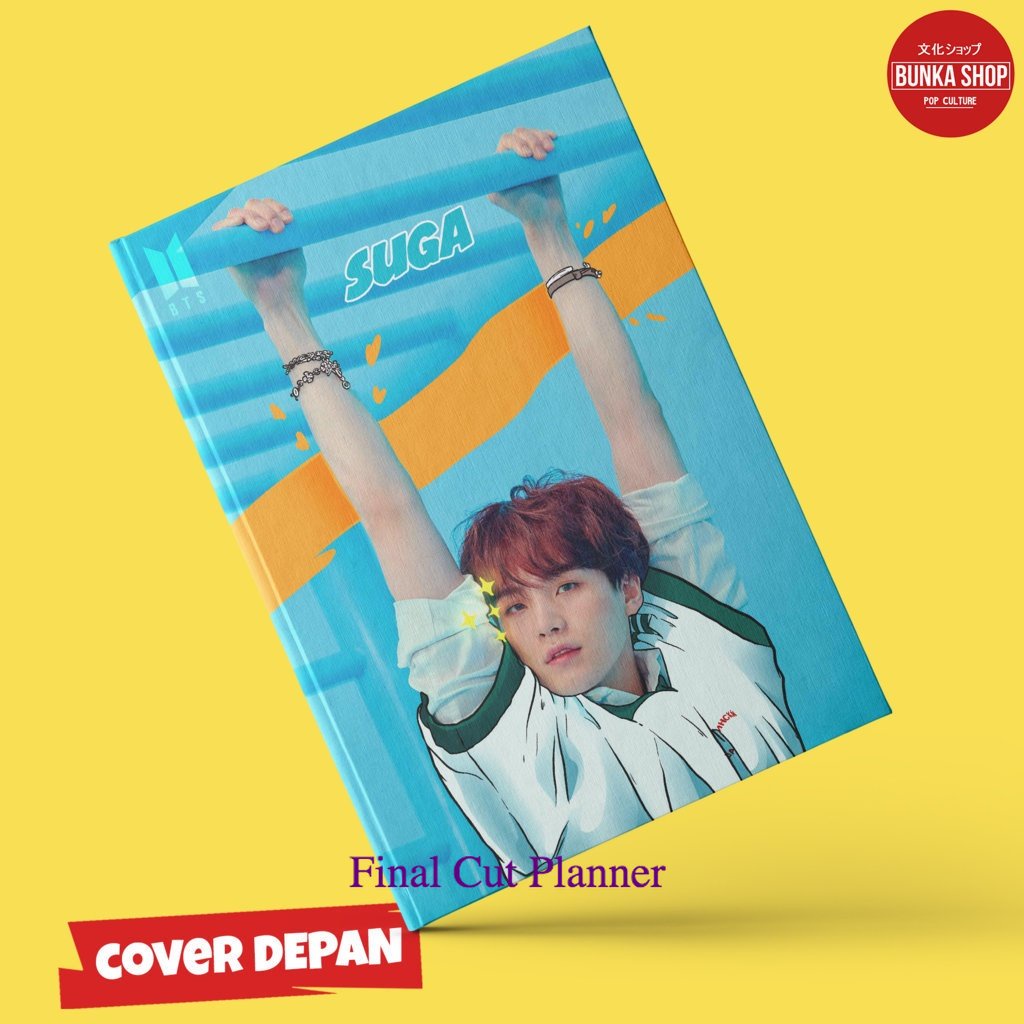 

Notebook KPOP BTS Art Suga Hardcover A5 Buku Tulis Catatan Notes Agenda Planner Jurnal .