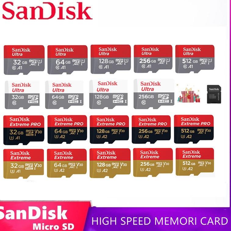 [PRODUK ZQHDB] High Speed Kartu Memori 100% Original Memory card 16GB/32GB/64GB/128GB/256GB/512GB Tr
