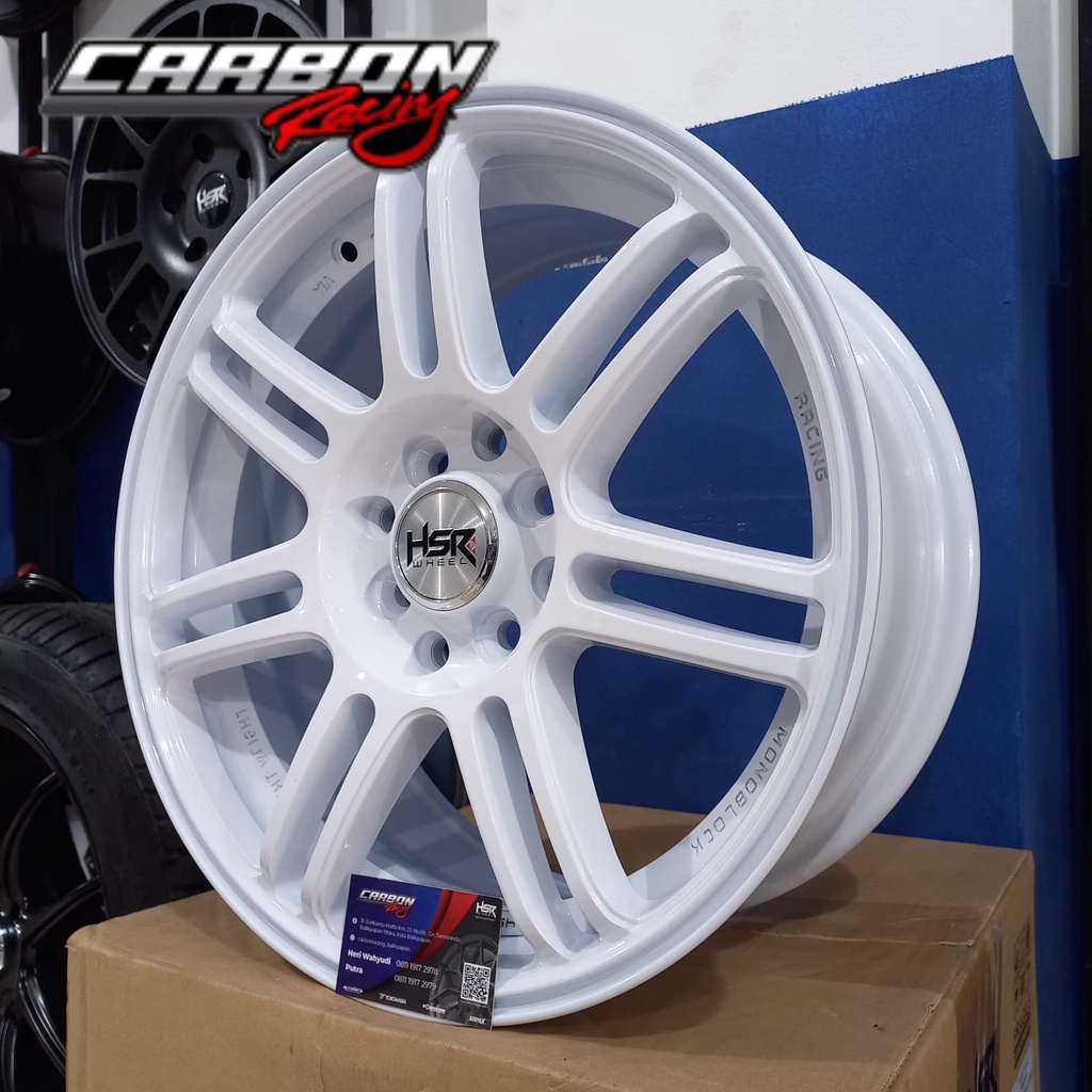 VELG JDM VELG RACING HSR WHEEL RING 16 VELG MOBIL HSR BOON LEBAR 7 PCD 4X100 4X114,3 ET42