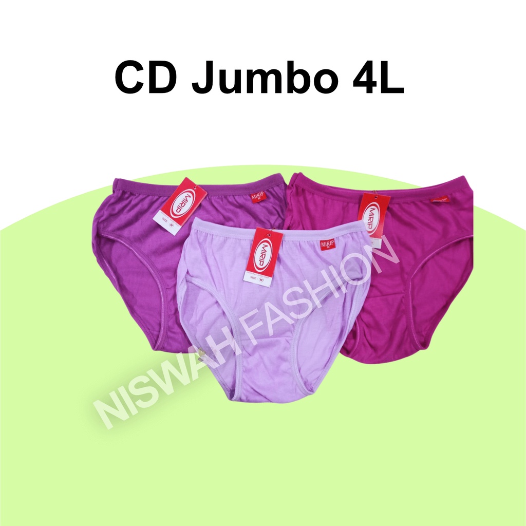 CD Sexy Wanita Murah Celana Dalam  Jumbo 4L XXXL Dewasa MIRIP