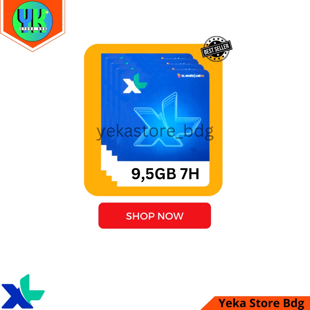 Voucher Kuota XL 12GB Masa Aktif 7 Hari Full 24 Jam Nasional