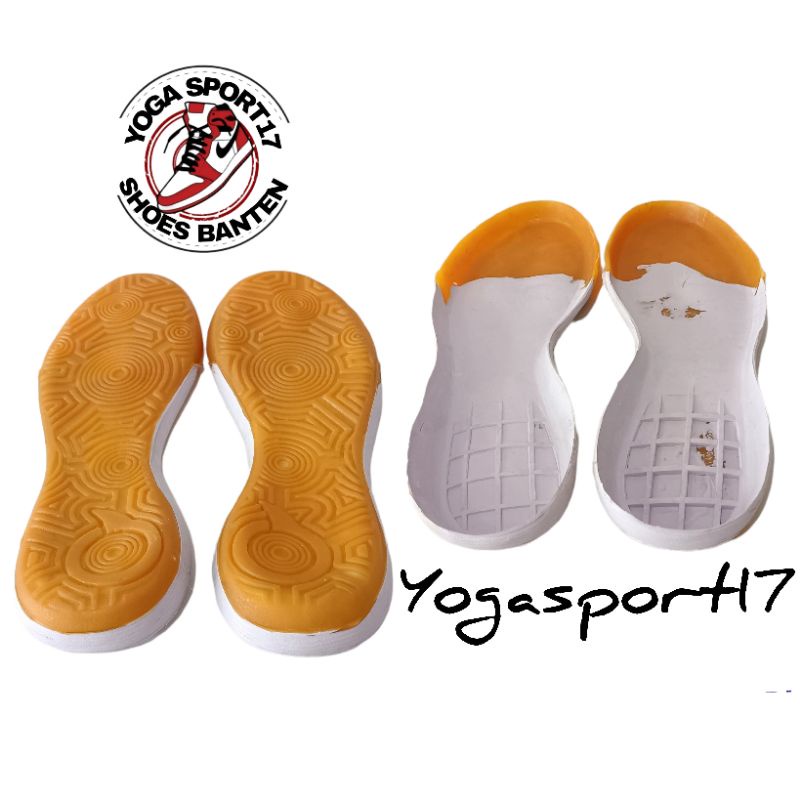 Outsole sepatu bola futsal ortus seight gem, Sol sepatu futsal karet