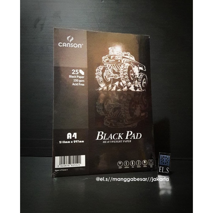 

Cuci Gudang Canson Black Pad A4 Bagus
