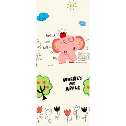 ❤ IJN ❤ Tikar Karpet Foam Lipat Multifungsi Alas Lantai Serbaguna Ukuran 180x200 Tebal 6mm Murah Embos 3D