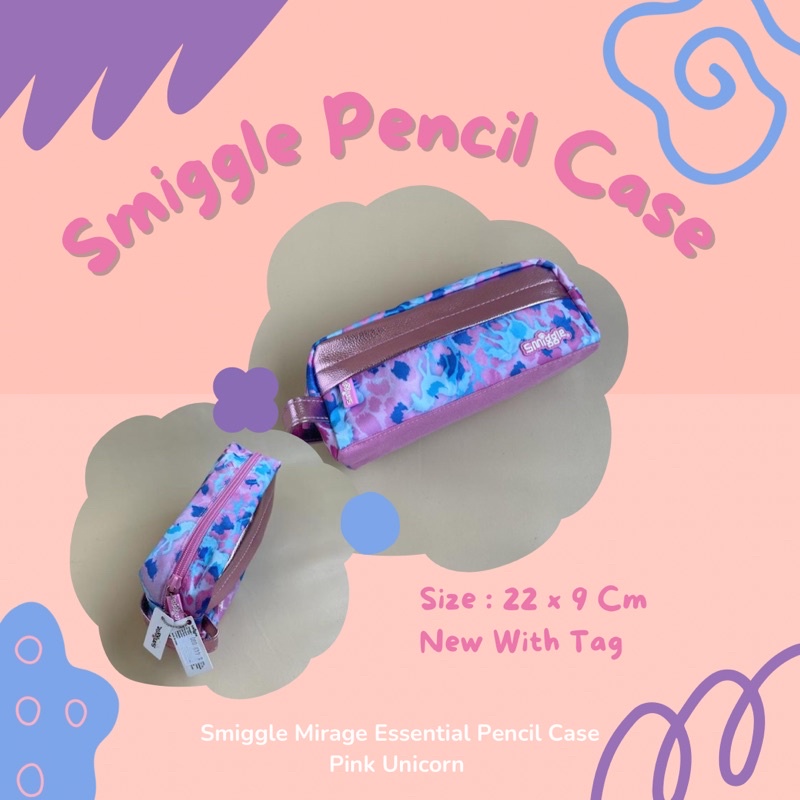 

TEMPAT PENSIL SMIGGLE MIRAGE ESSENTIALS PENCIL CASE PINK UNICORN