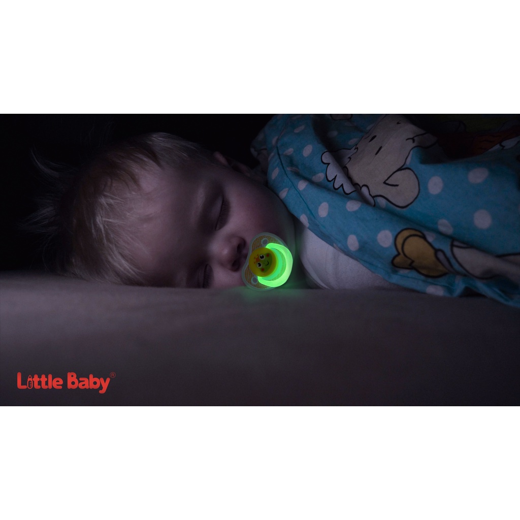 LITTLE BABY MURAH PACIFIER EMPENG BAYI ANAK ORTHODONTIC GLOW IN THE DARK ORTHODONTIK LITTLEBABY A1B2C3