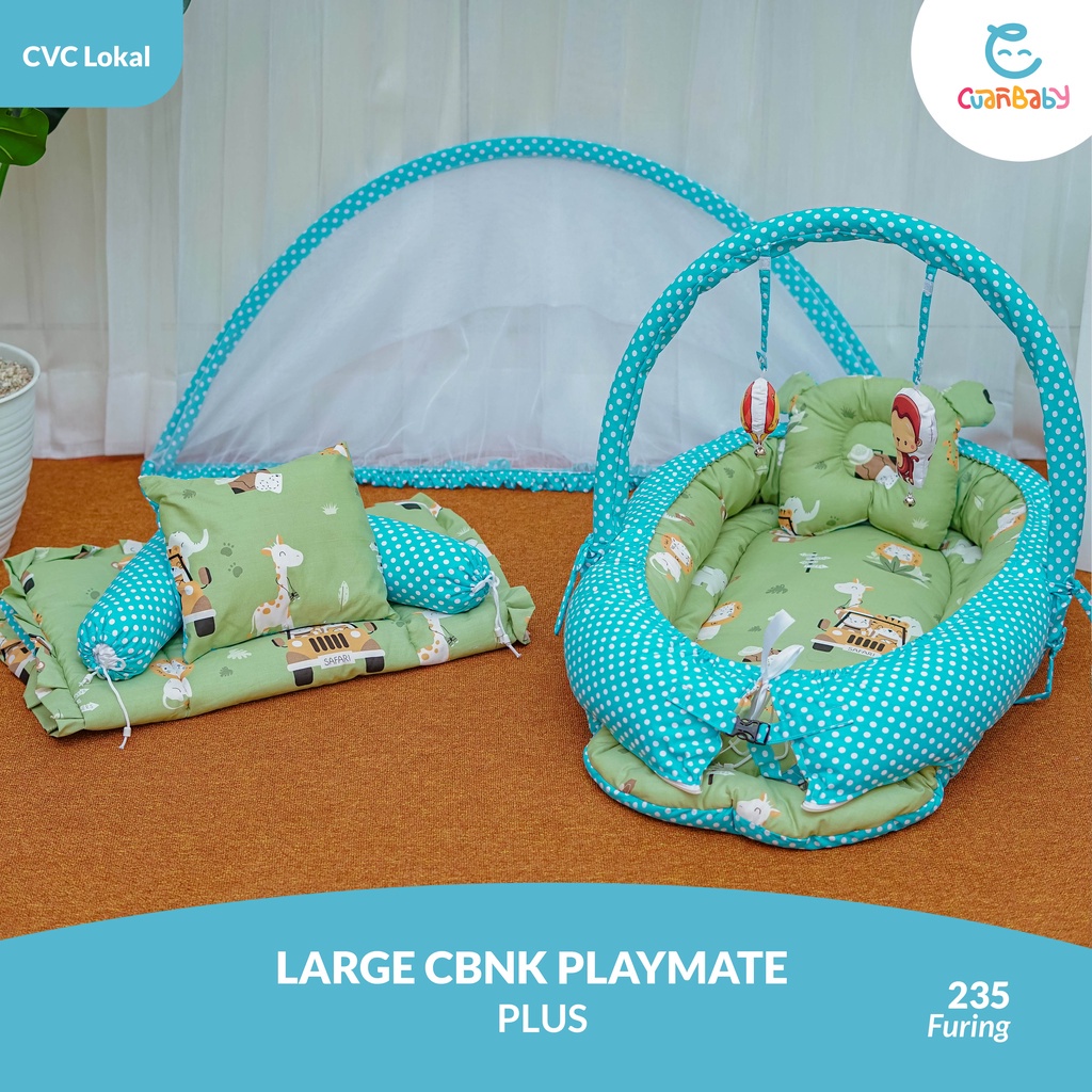 Kasur Bayi Kelambu Large CBNK Playmate Plus Bedcover Motif Visit to Safari Mix Dottie Baby Alexis By