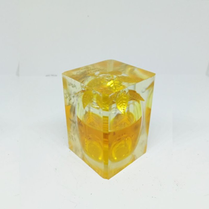 Apel Jin Cair Daun Ganjil Size 5.5cm Kualitas Terbaik - Kuning, 5.5 cm