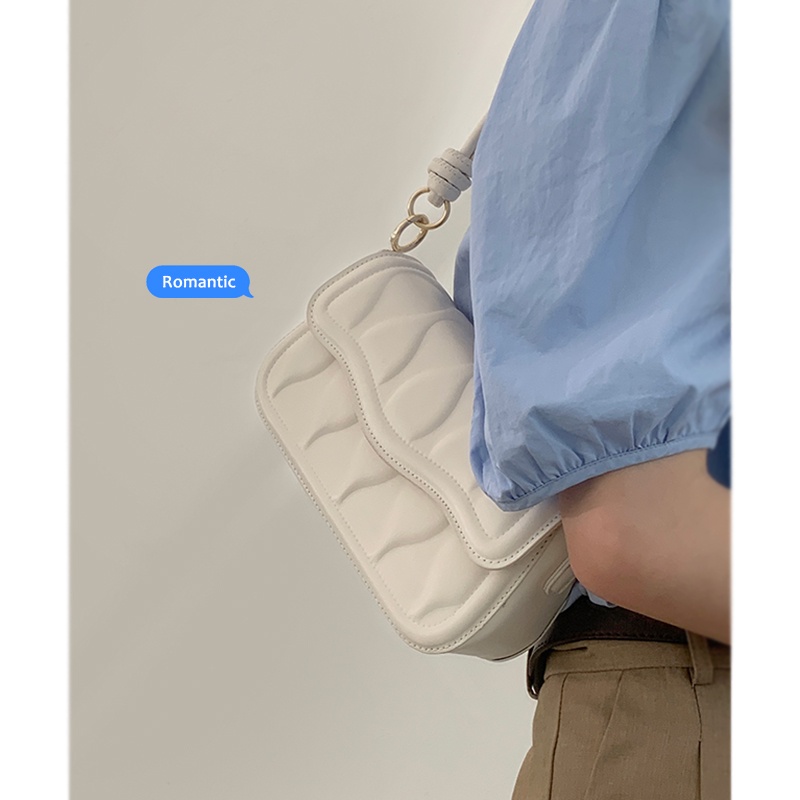 Suhao high-end niche tas ketiak wanita musim panas 2022 fashion trendi baru timbul tas kotak kecil all-match messenger bag