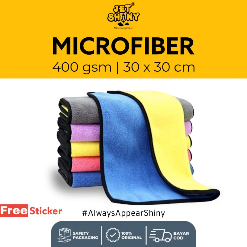 Microfiber | Kain Lap Microfiber Wash &amp; Wax | 400 GSM