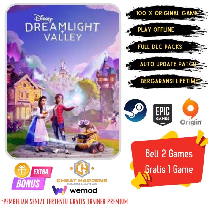 Jual Disney Dreamlight Valley - Game PC Original Offline Only - DVD-DL