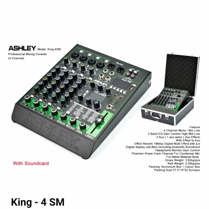 Mixer Ashley King 4 SM Original Ashley King 4SM - 4 Channel