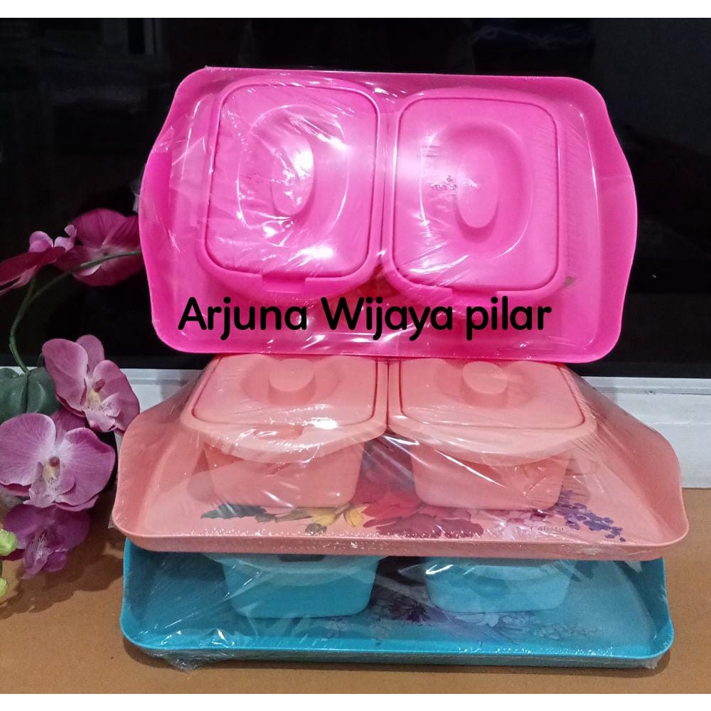 Tempat Makan LOTUS 2 Set 1 NAMPAN CALISTA