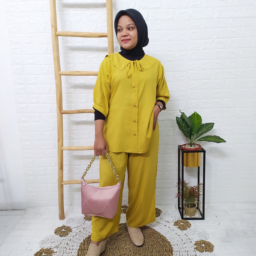 Setelan Wanita Kekinian Bahan Rayon Adem | Setelan Dewasa Wanita Kekinian Polos | Baju Wanita Terbaru 2022 Kekinian  | Baju Setelan Wanita One Set | Baju Wanita Terlaris Dan Terbaru Kekinian