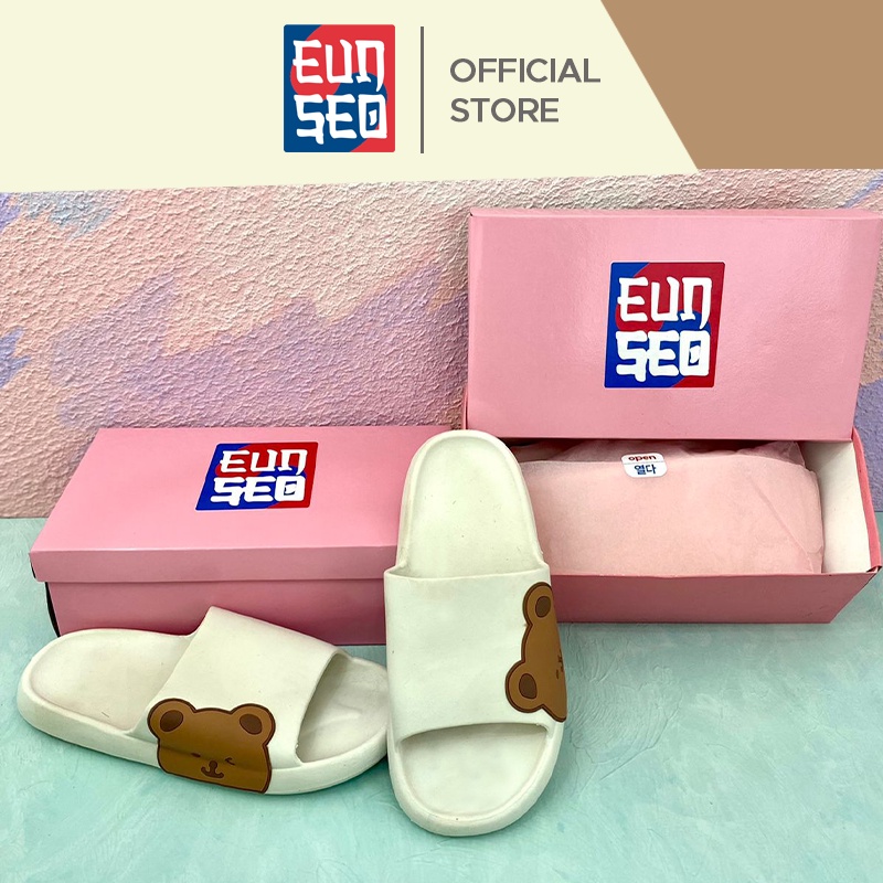 EUNSEO Sandal Wanita Karet Premium Anti Slip Tidak Licin Fashion Korea