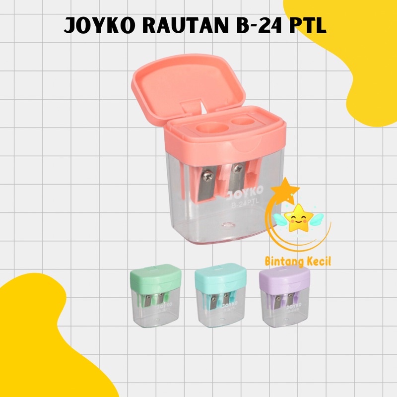 

[PCS] RAUTAN / SHARPENER / SERUTAN JOYKO B-24PTL WARNA PASTEL