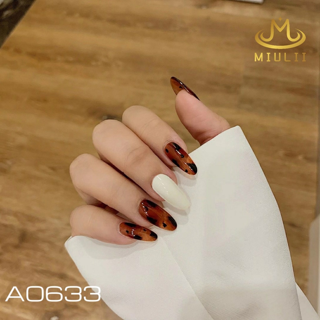 MIULII / KUKU PALSU   A0633  / 24PCS / 3D / NAIL ART / PREMIUM / CUTE / FREE LEM JELLY / KUTEK