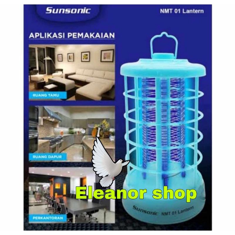 Lampu LED Perangkap Nyamuk  SUNSONIC NMT-01 / Mosquito Latern Trap SNI