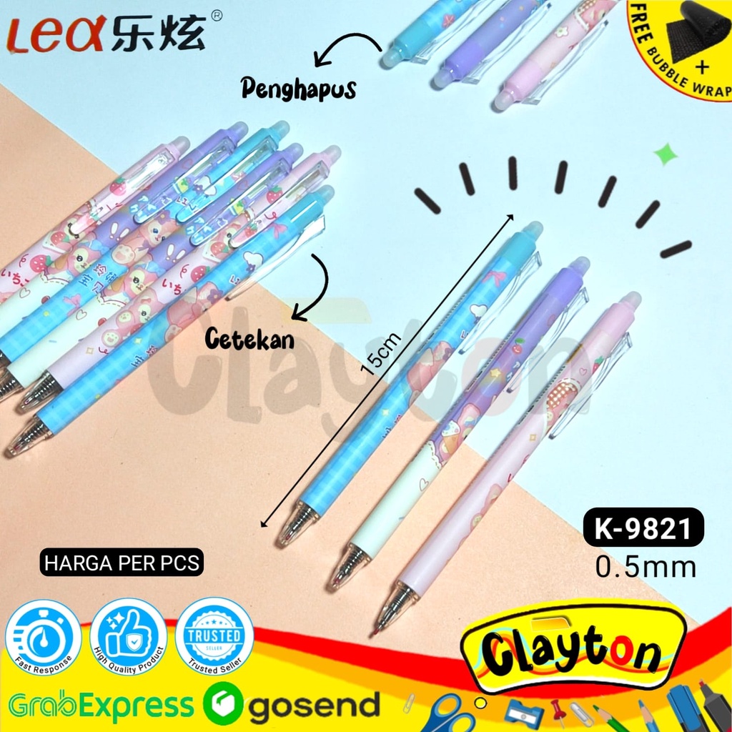 

PULPEN CETEK HAPUS FANCY / ERASABLE PEN / BOLPEN BISA DIHAPUS CETEK ECER 1PCS