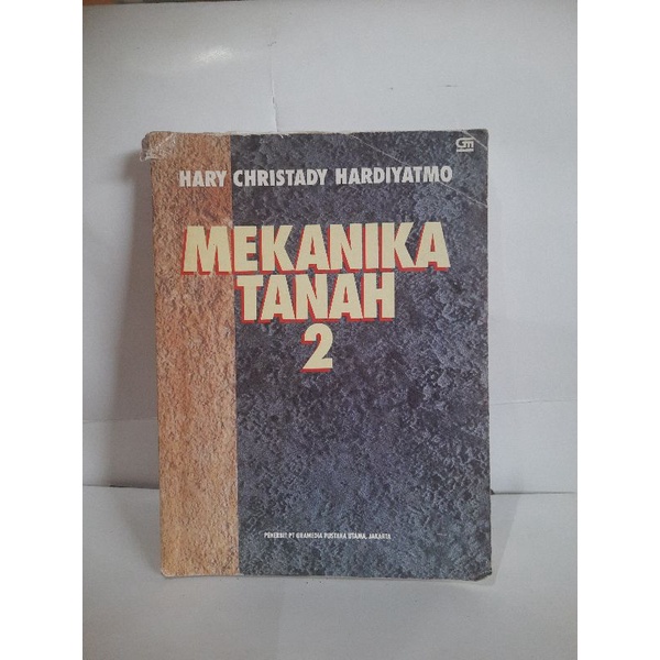 Jual Buku Mekanika Tanah Oleh Hari Christady Hardiyatmo Shopee