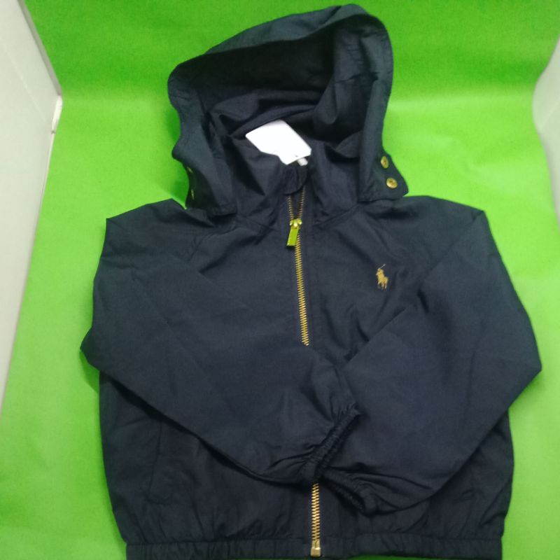 Preloved rain jacket navy Ralph Lauren 4years