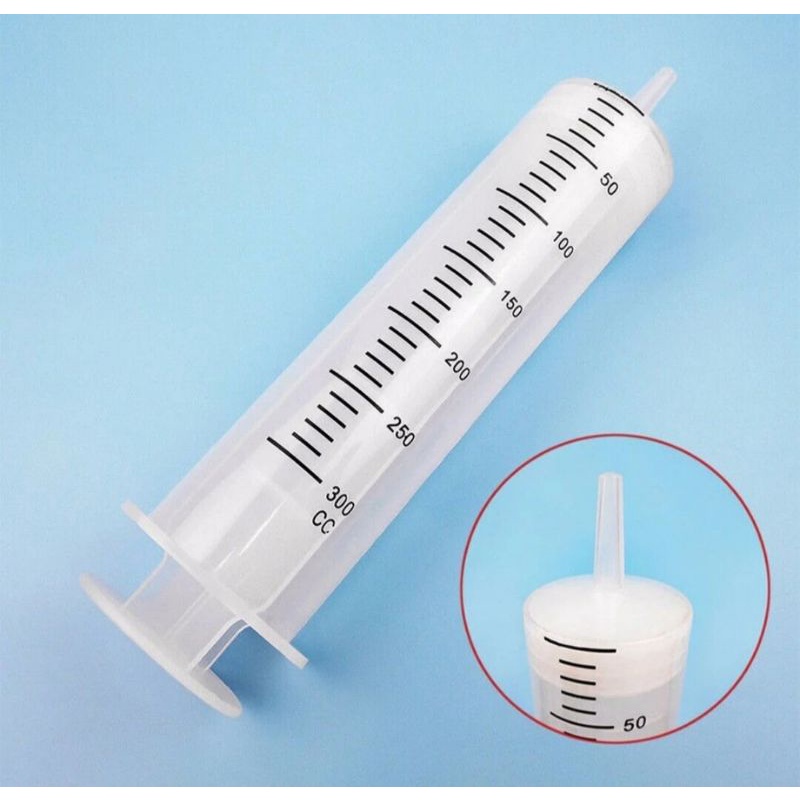 Suntikan Besar Jumbo Large Syringe Spuit Suntikan Kapasitas Besar 300 Cc Bukan 50 Ml 100ml 150cc 200cc 500ml Plus Selang 1 Meter