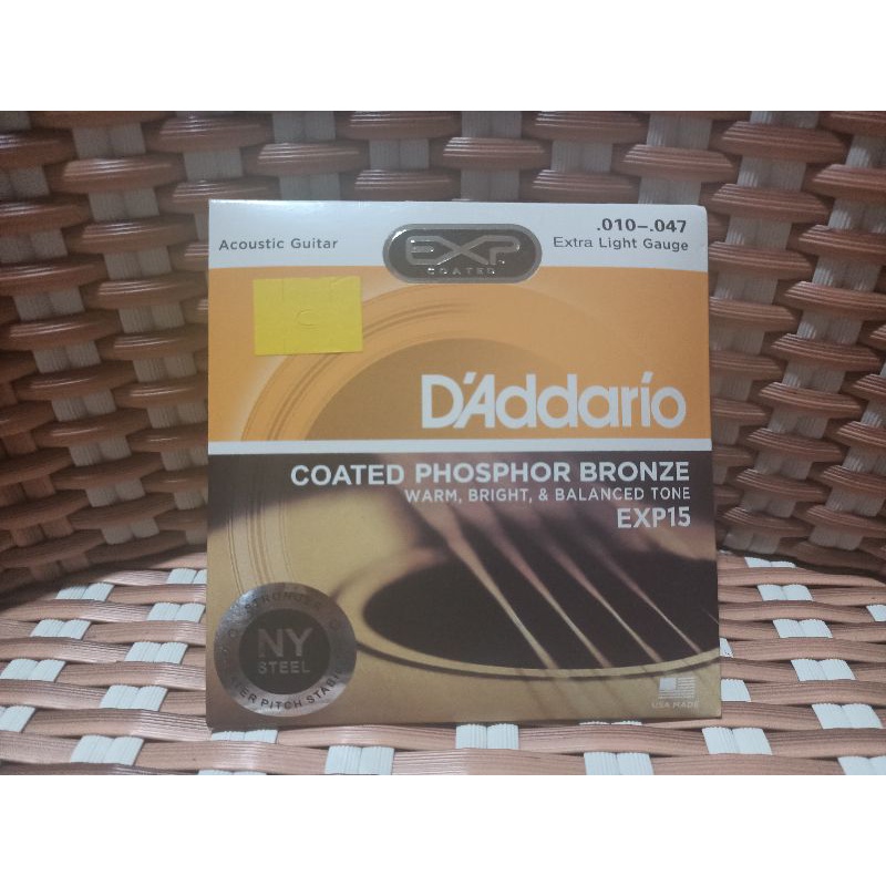 SENAR GITAR AKUSTIK D'Addario EXP26 BRONZE