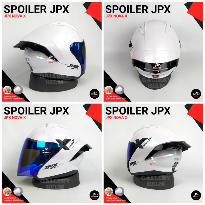 SPOILER JPX NOVA X JPX NOVA X | Spoiler JPX NOVA X Hitam Bening  | Spoiler Murah PNP JPX NOVA X