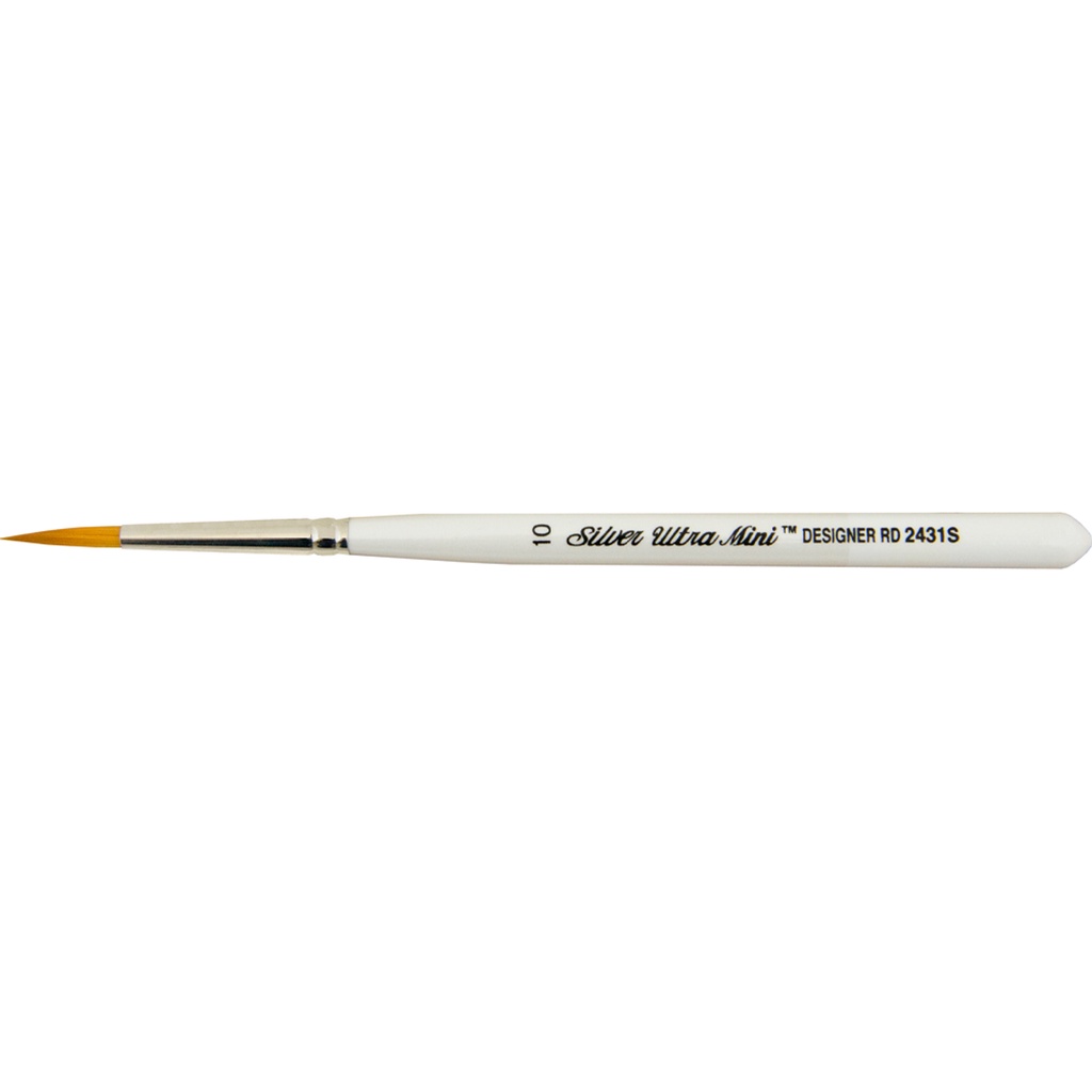 Silver Brush/ Silver Ultra Mini® 2431S Designer Round