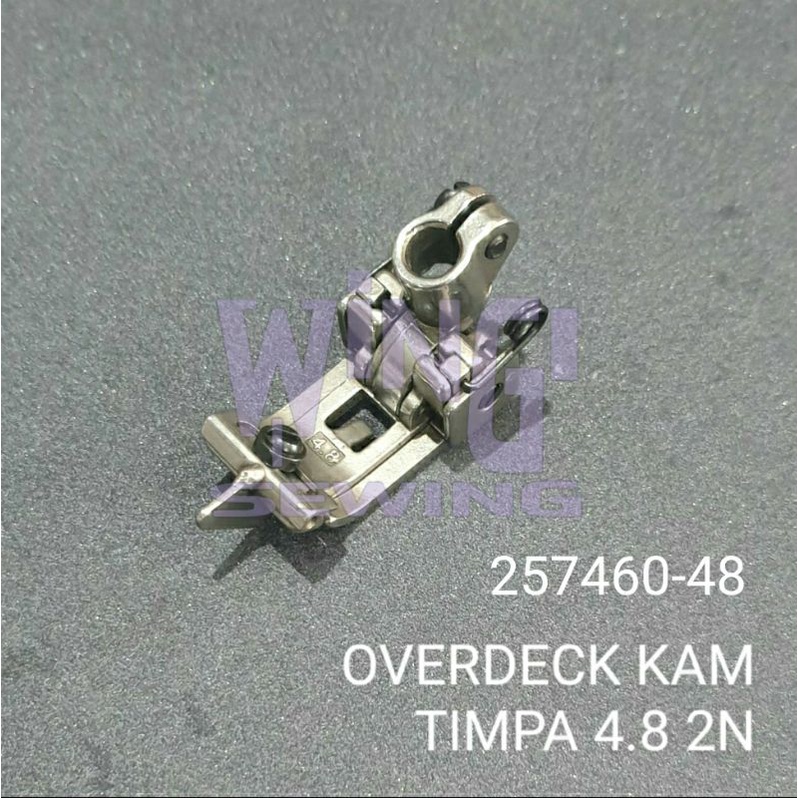 25746048 Sepatu Kam Timpa 4.8MM 2 Jarum Mesin Jahit Overdeck